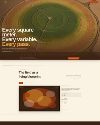Yield — Authoritative Crop Management Landing Page Template
