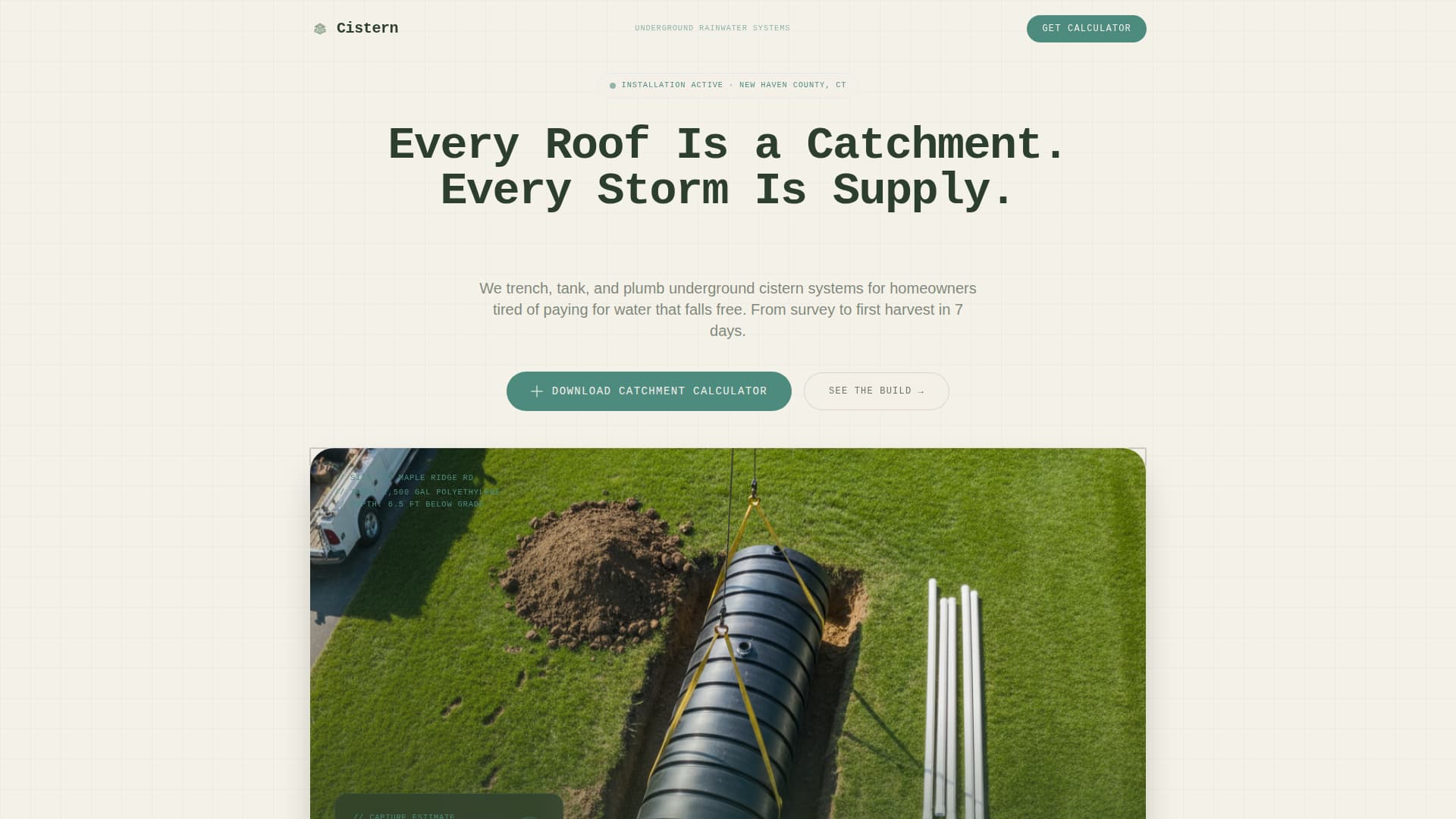 Soil & Water Conservation Reviews Website Template