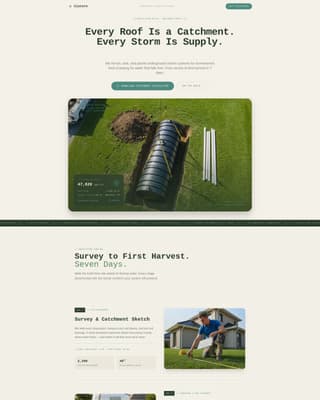 Soil & Water Conservation Reviews Website Template