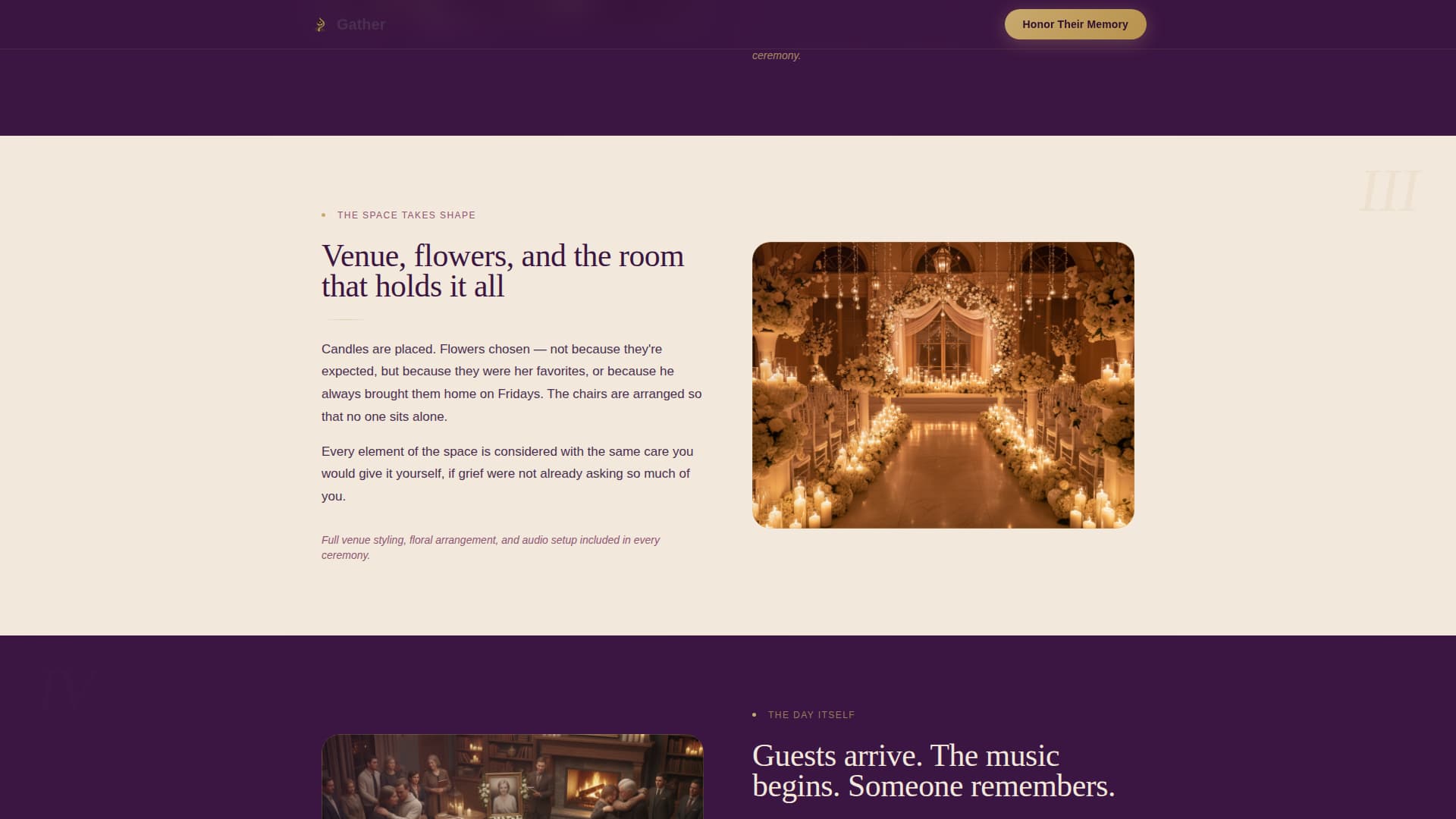 Funeral Home & Professional Website Template