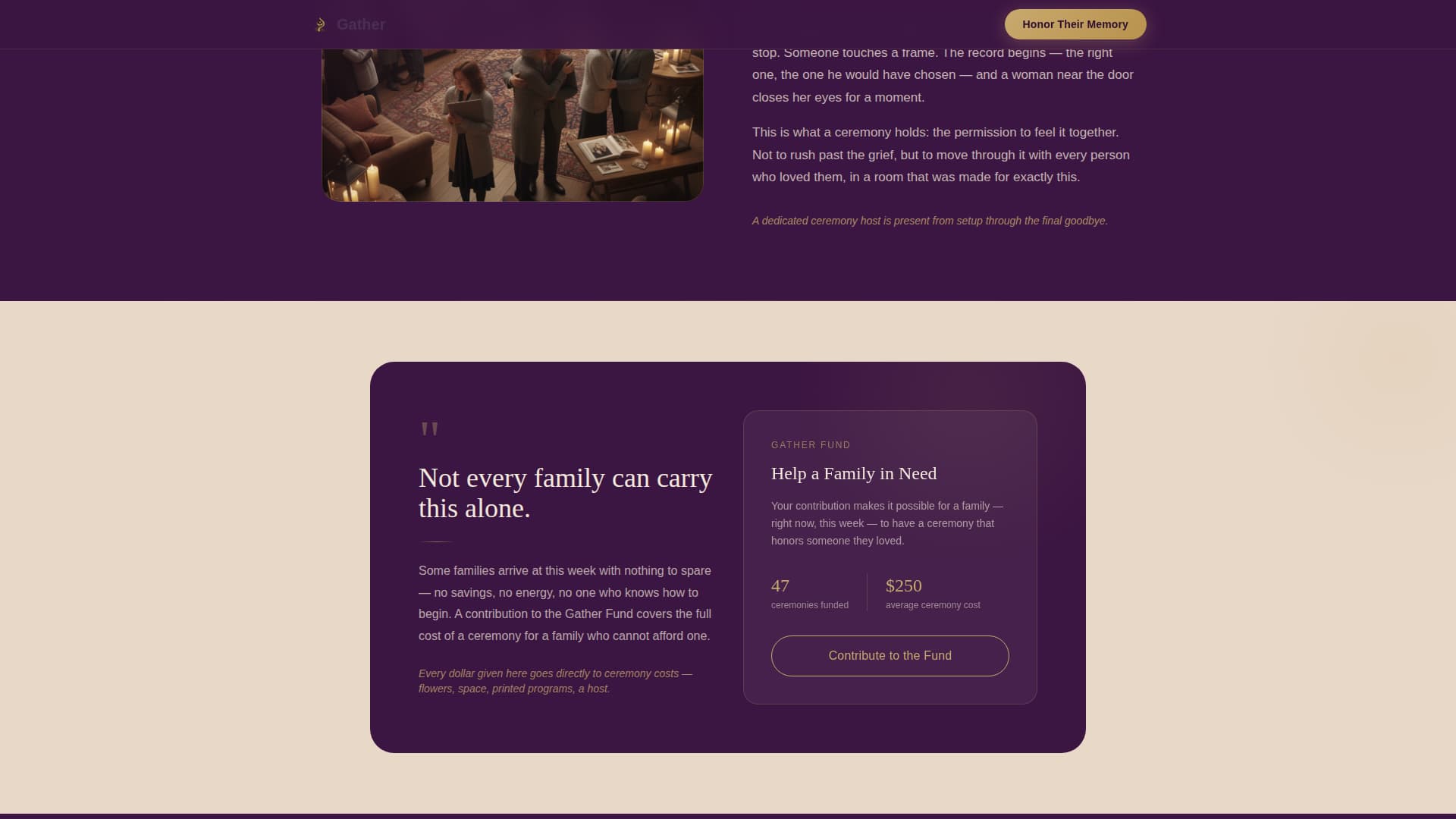 Funeral Home & Professional Website Template