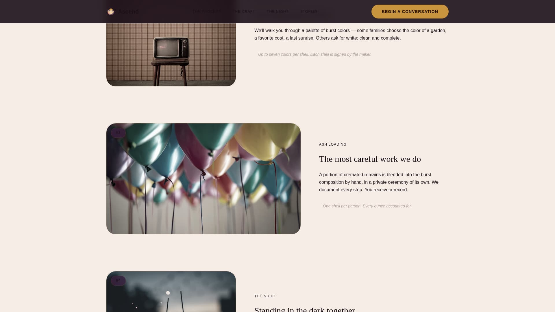 Funeral Booking Website Template