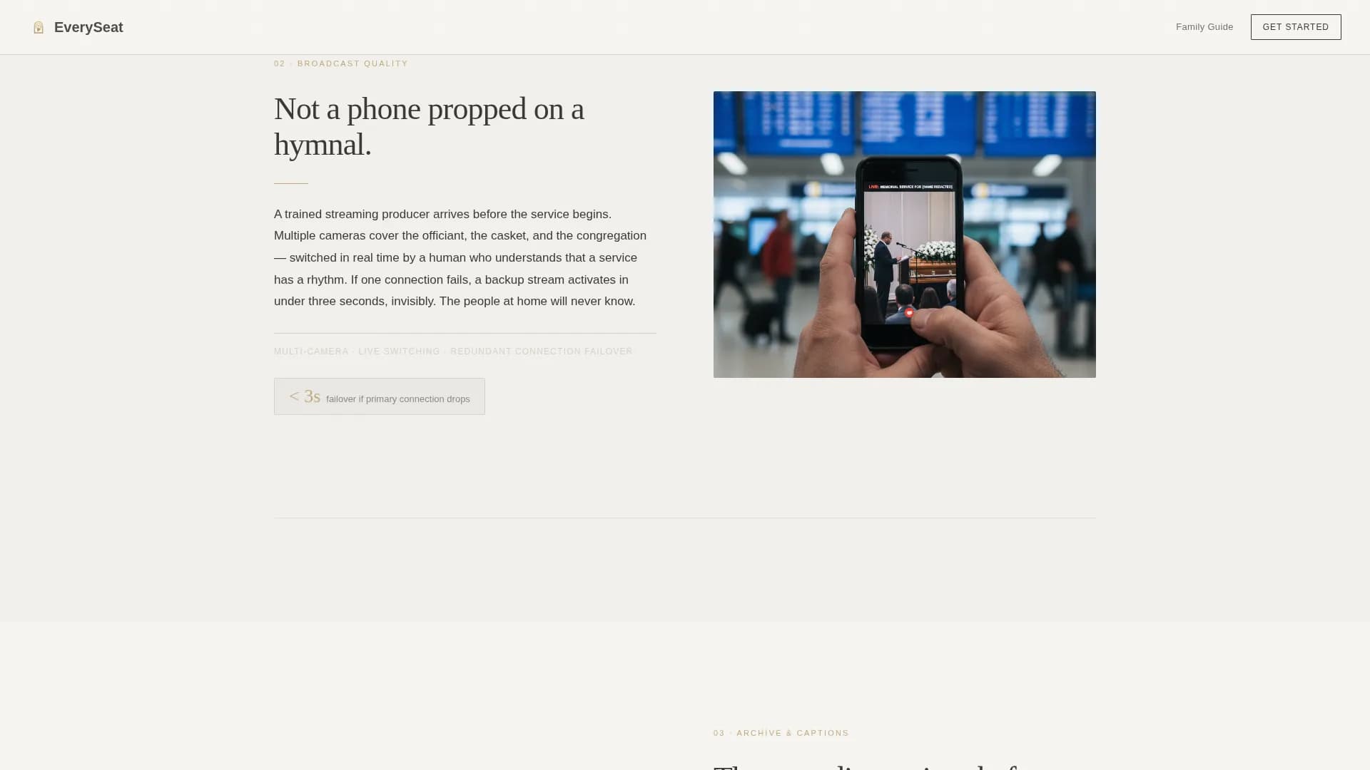 Funeral Services Patient Education Website Template