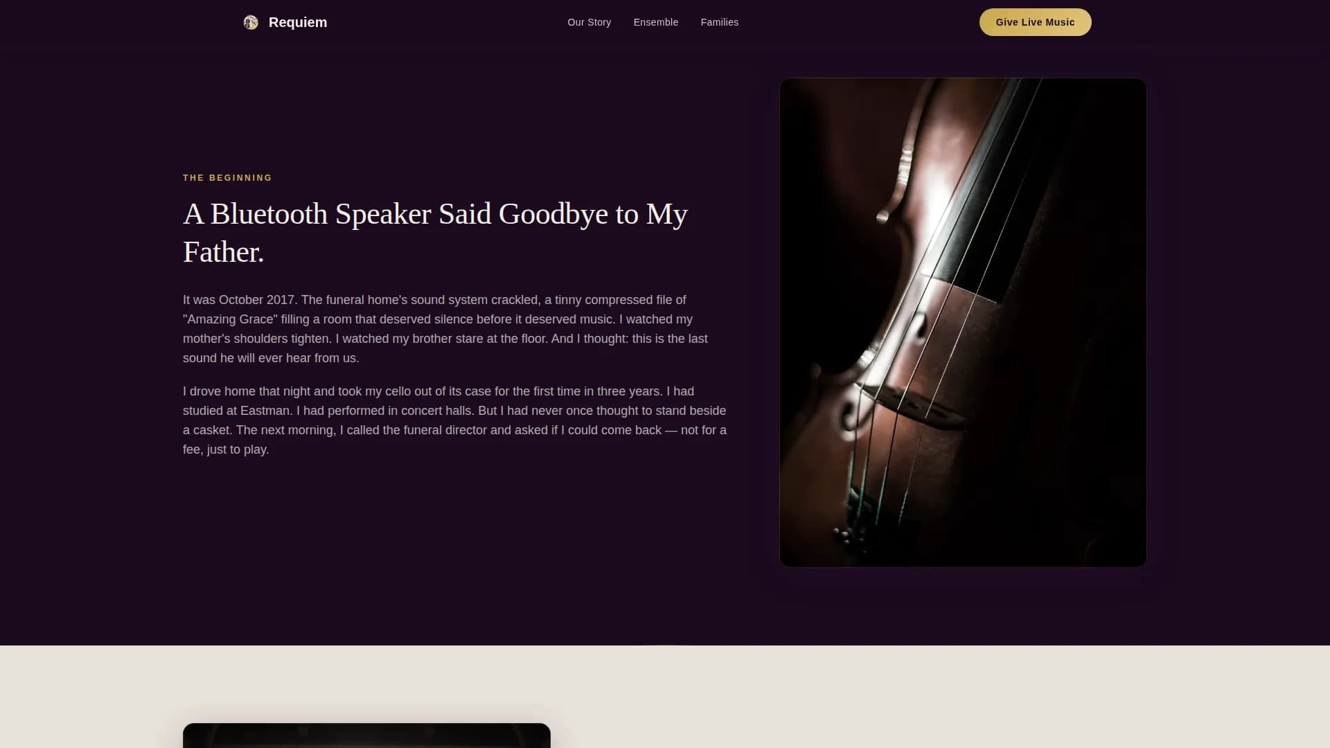 Local Funeral Services Professional Website Template