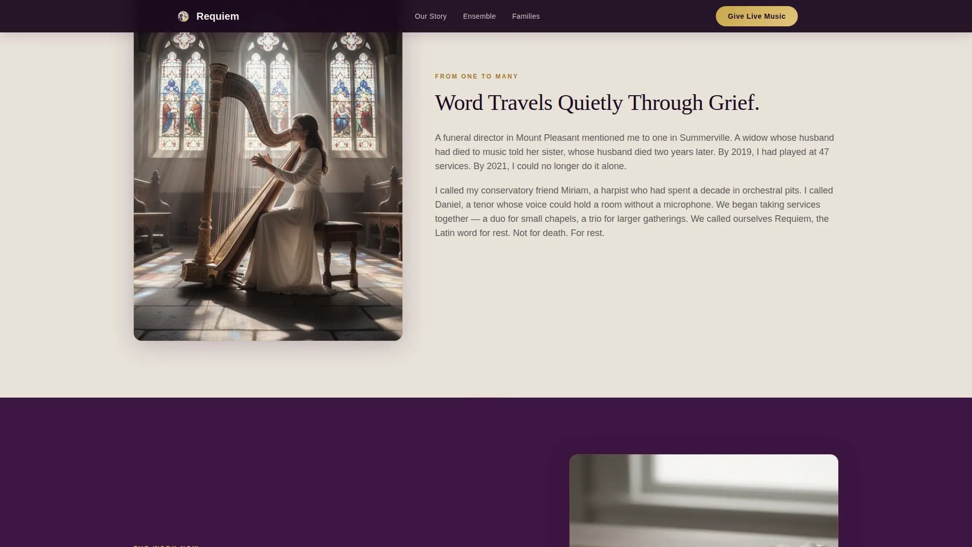 Local Funeral Services Professional Website Template