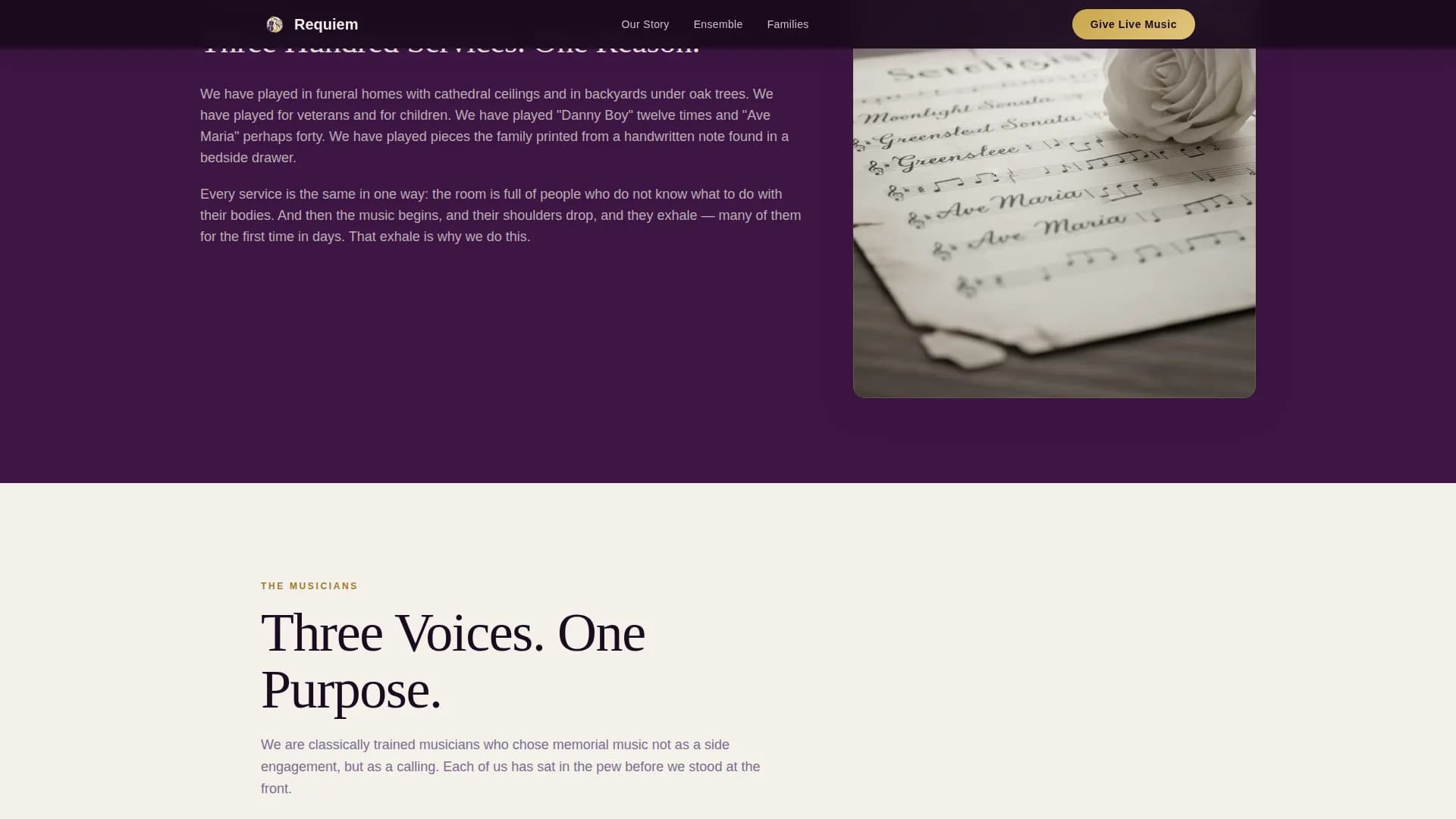 Local Funeral Services Professional Website Template