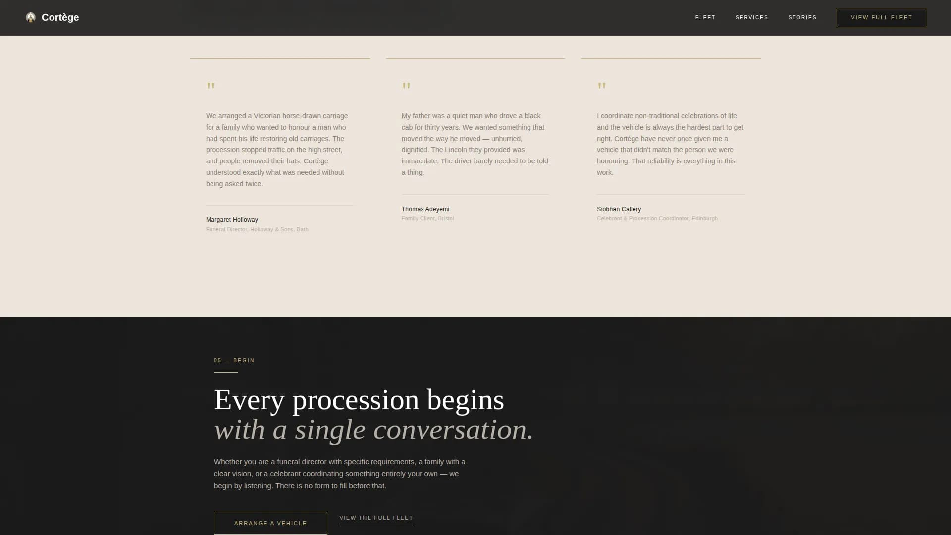 Funeral Services Appointment Booking Website Template