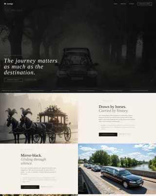 Funeral Services Appointment Booking Website Template