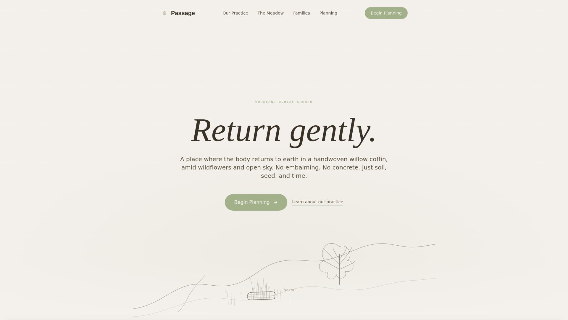 Funeral Home & Specialist Professional Website Template