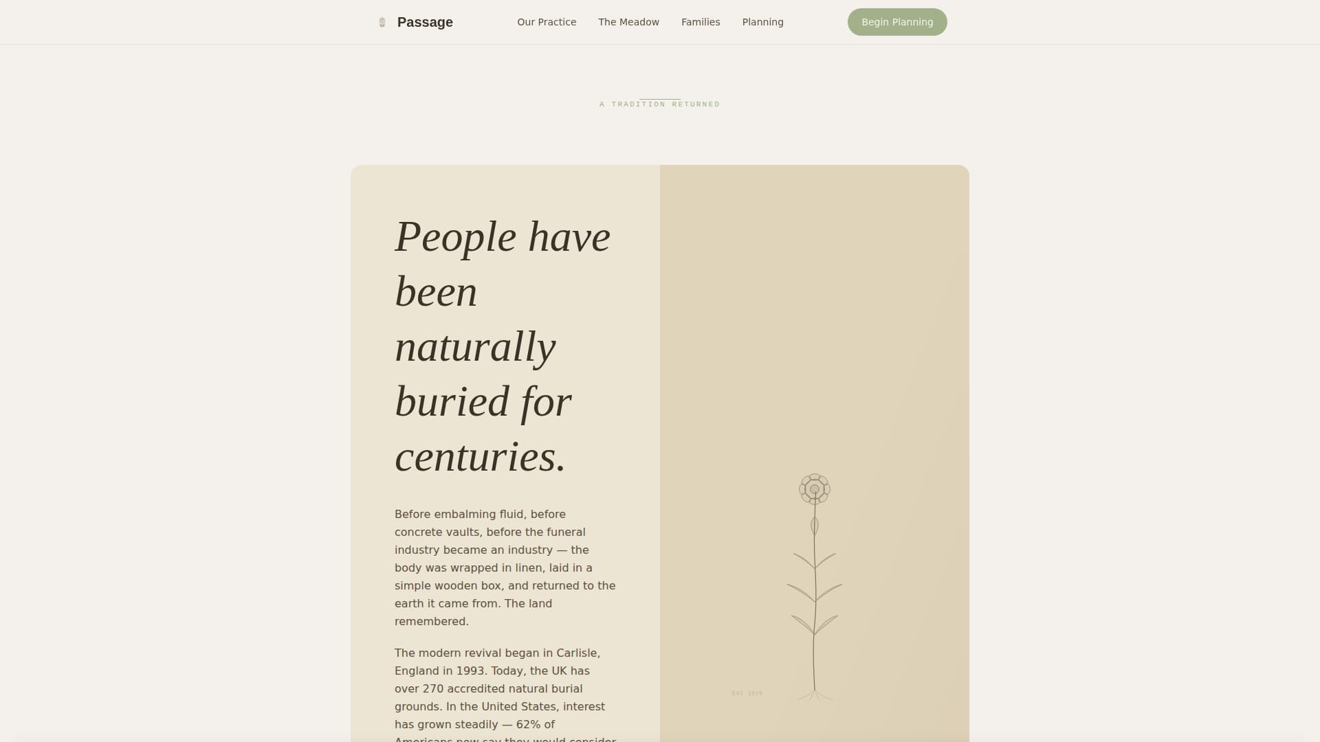 Funeral Home & Specialist Professional Website Template