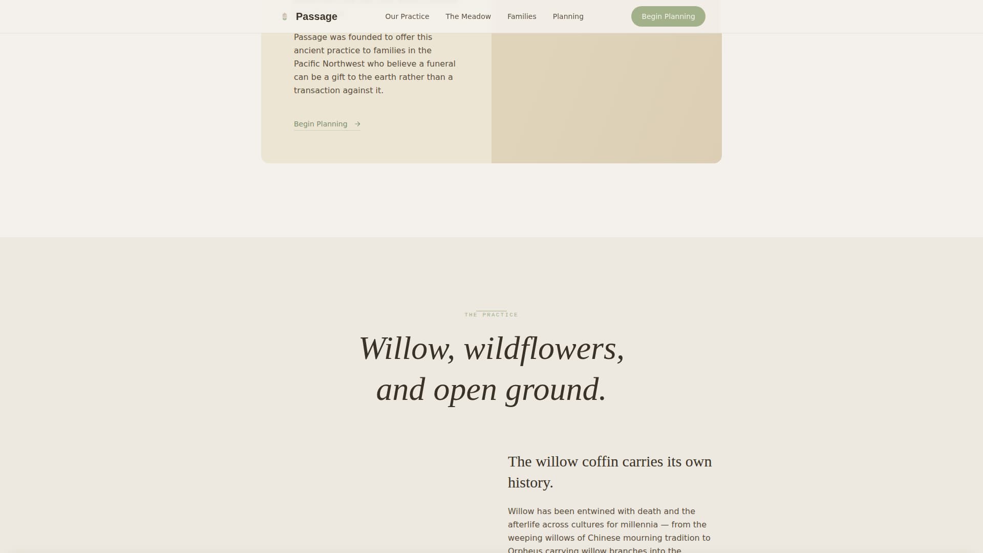 Funeral Home & Specialist Professional Website Template
