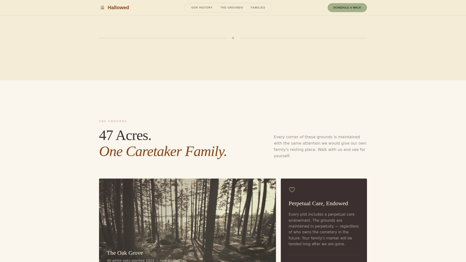 Cemetery & Burial Booking Website Template