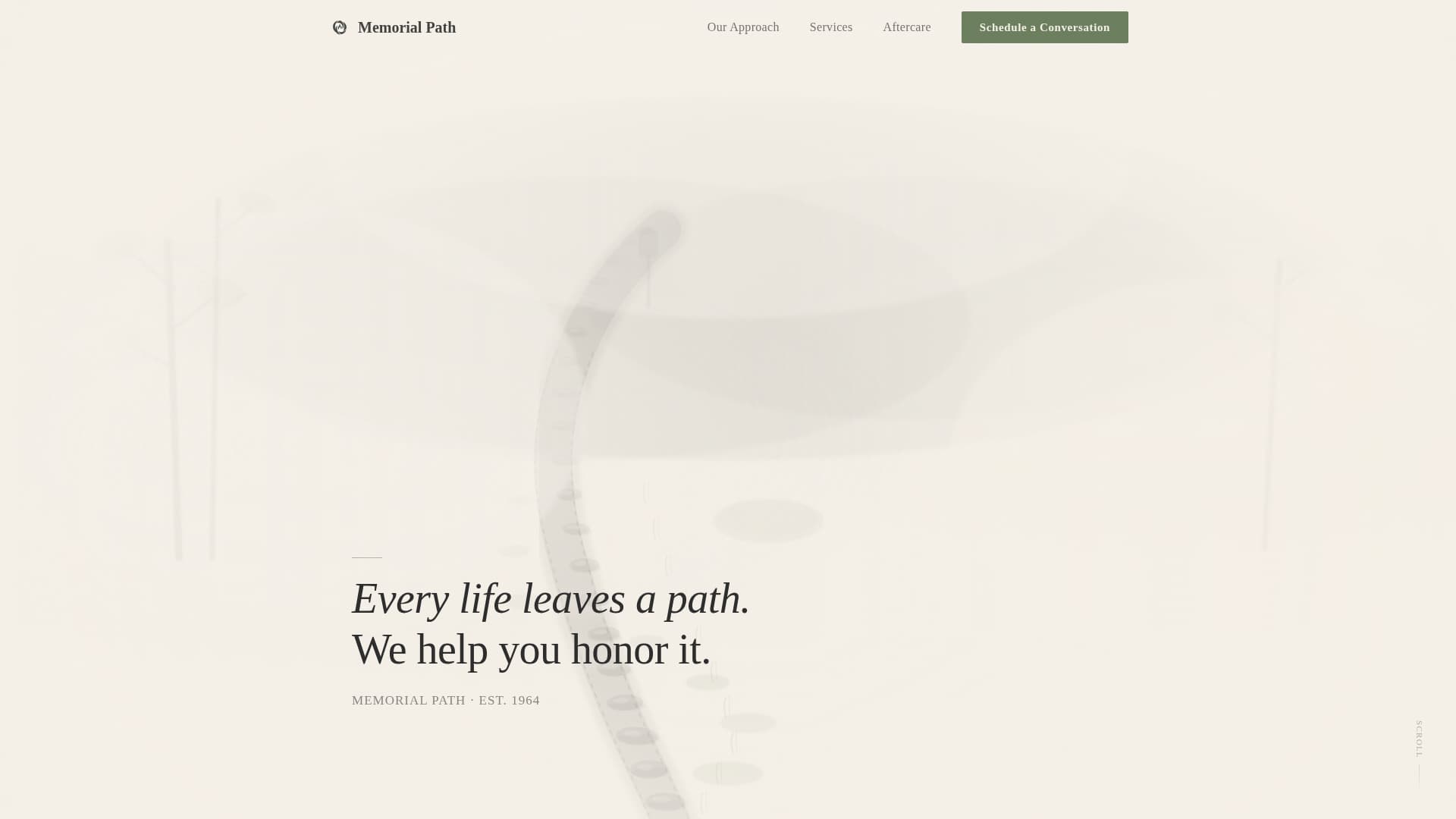 Funeral Home & Booking Website Template