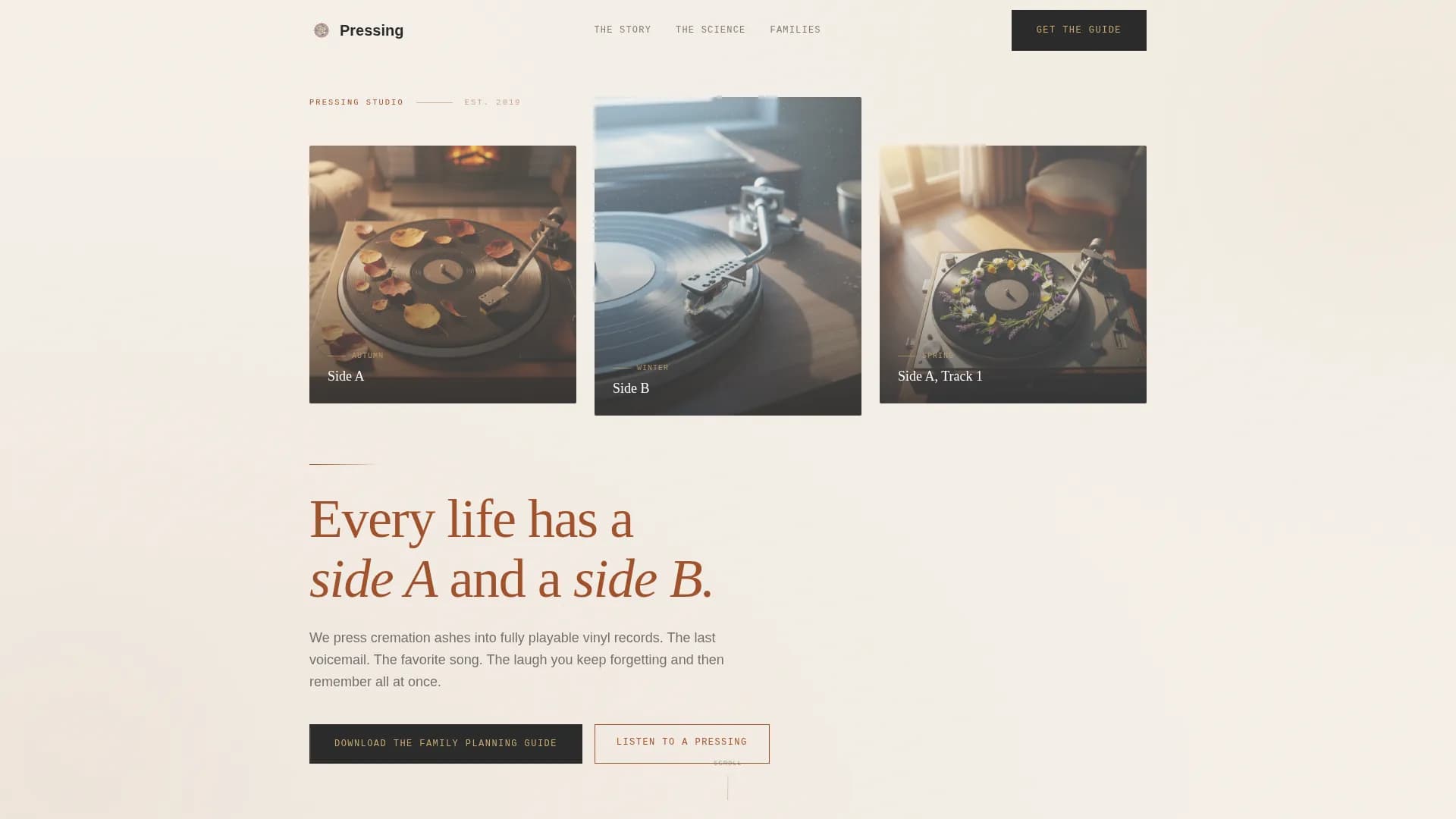 Advanced Funeral Services Blog & Content Website Template