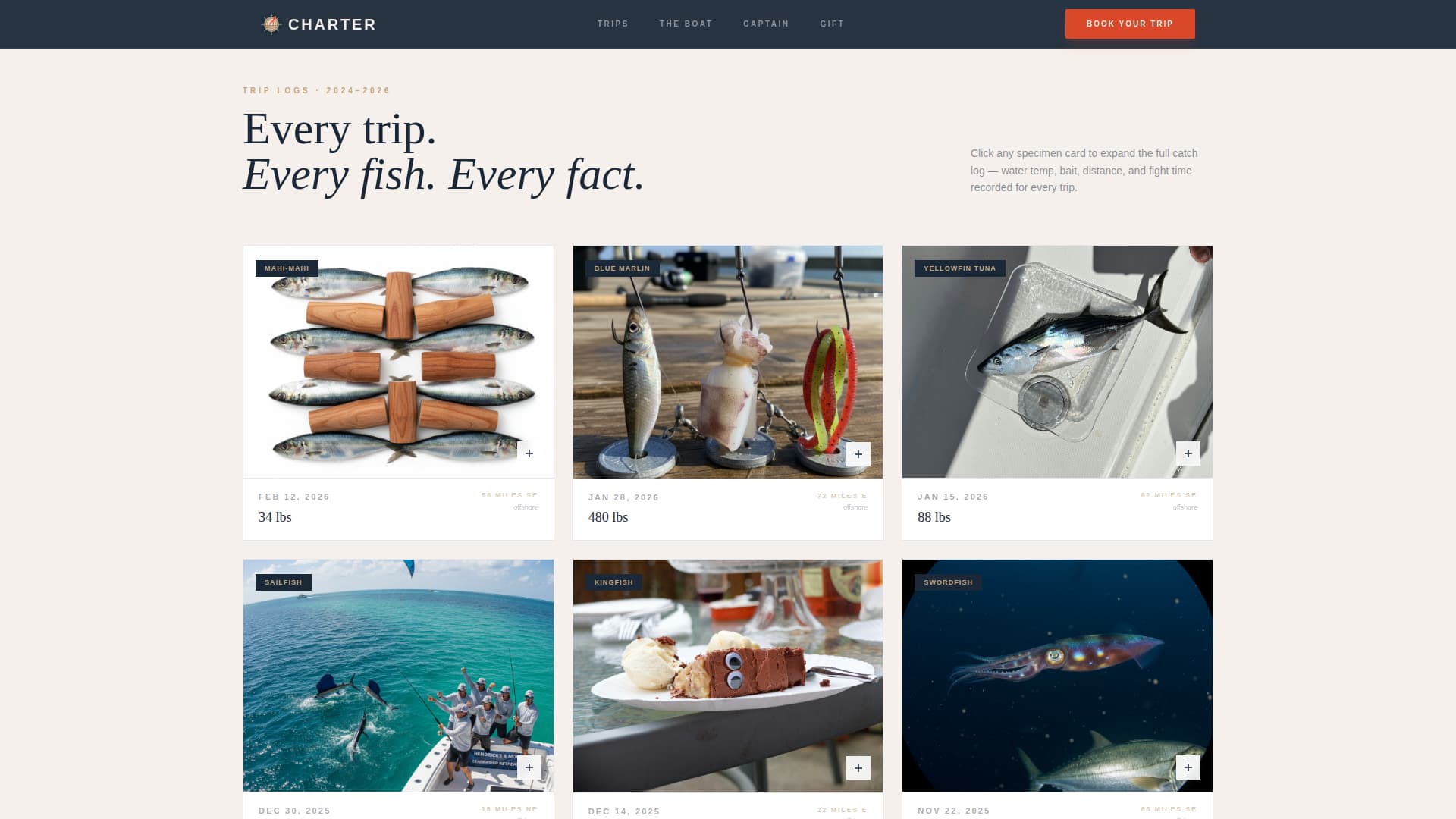 Fishery & Aquaculture Booking Website Template