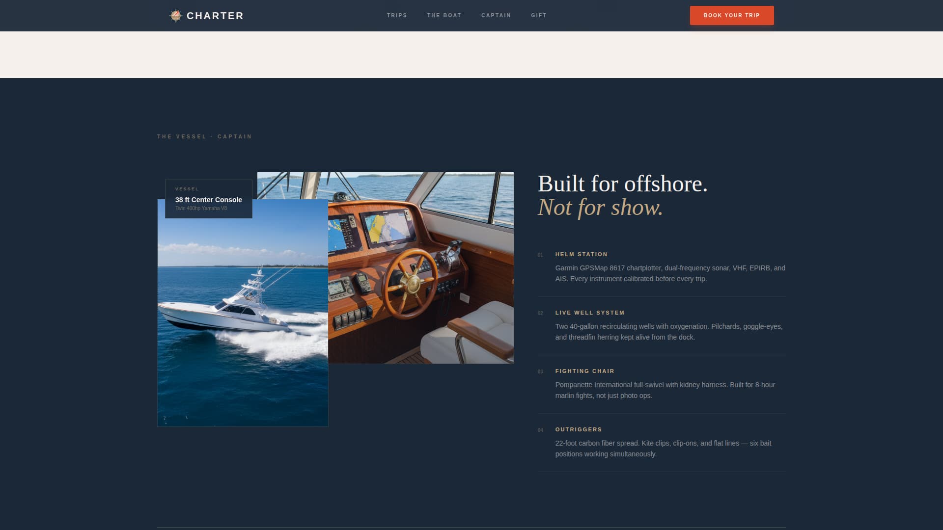 Fishery & Aquaculture Booking Website Template