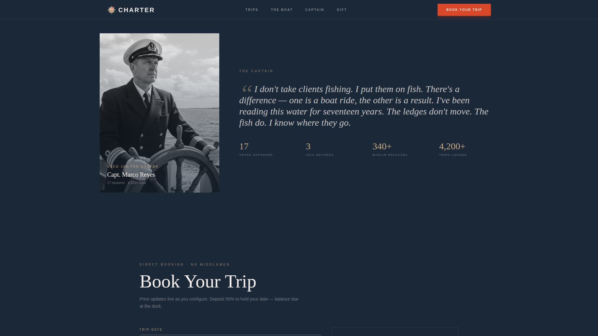 Fishery & Aquaculture Booking Website Template