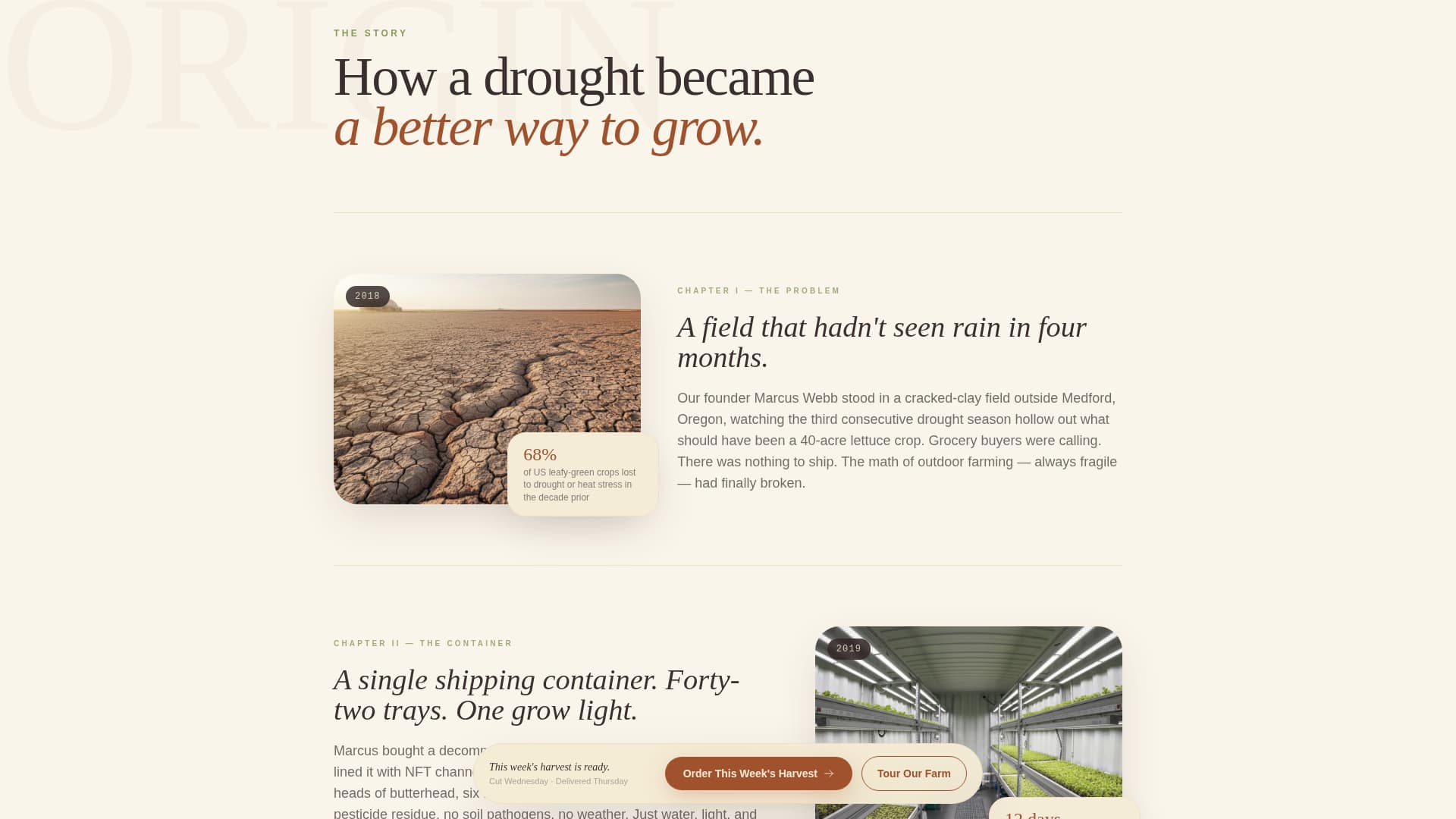 Agritech & Farm Tech Professional Website Template