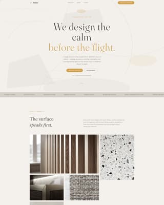 Hospitality & Restaurant Design Pre-Launch Website Template
