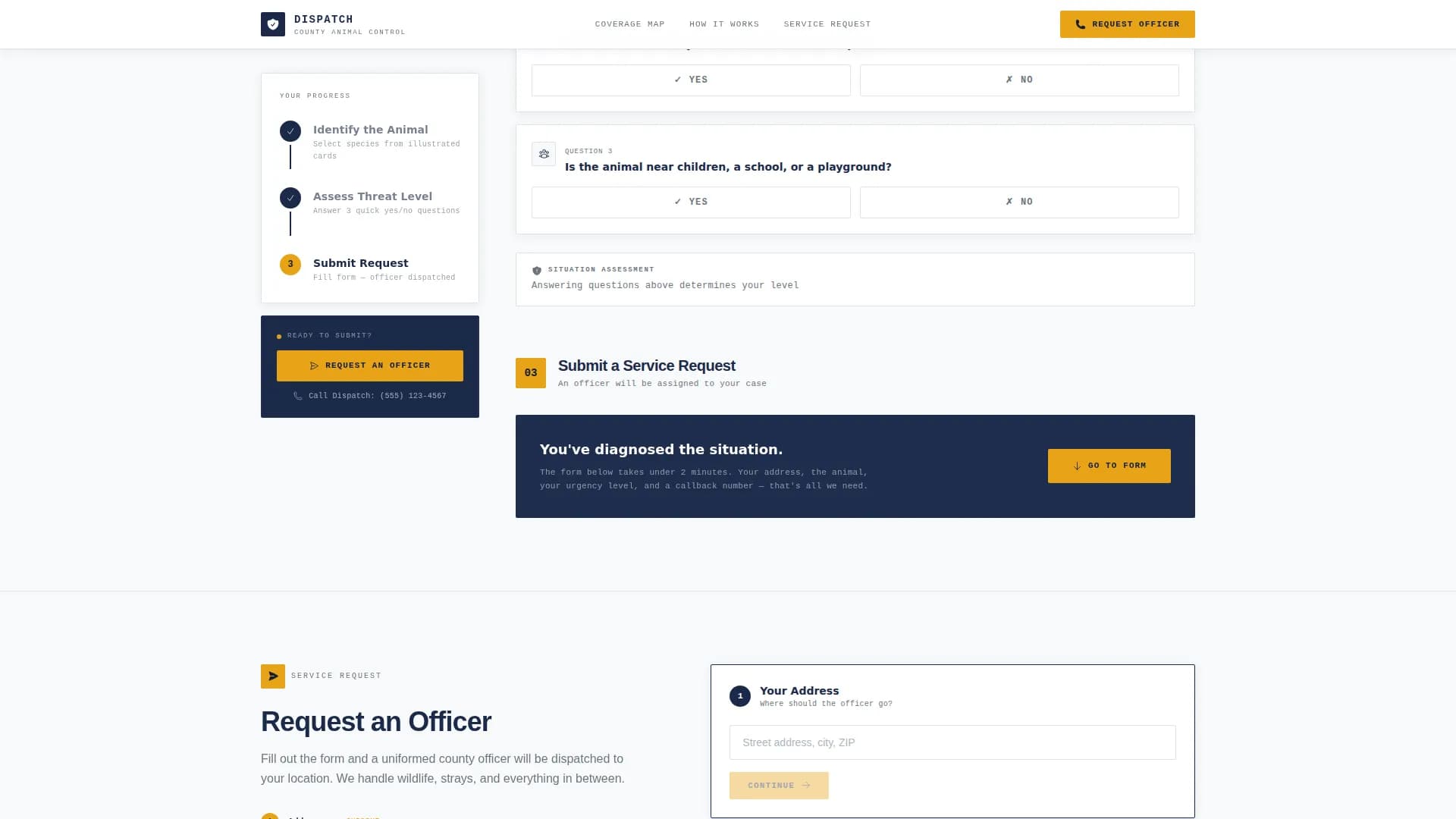 Guardian — Reliable Animal Control Landing Page Template