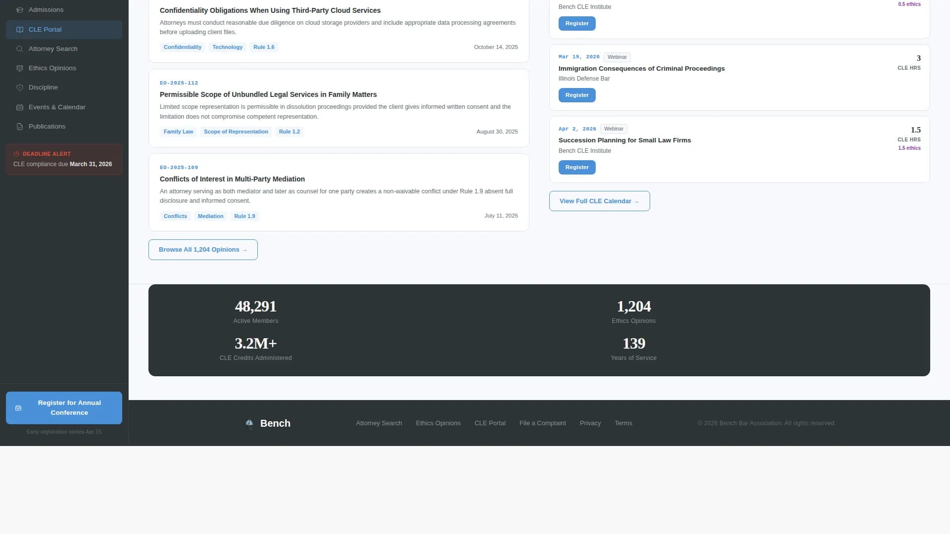 Specialist Regulatory & Licensing Professional Website Template