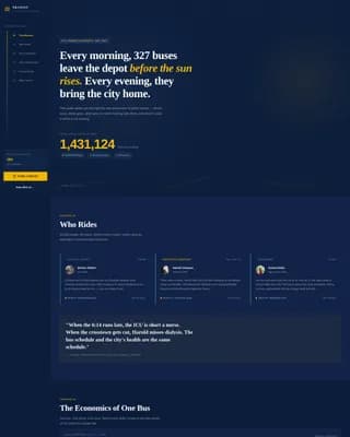 Advanced Public Transportation Professional Website Template