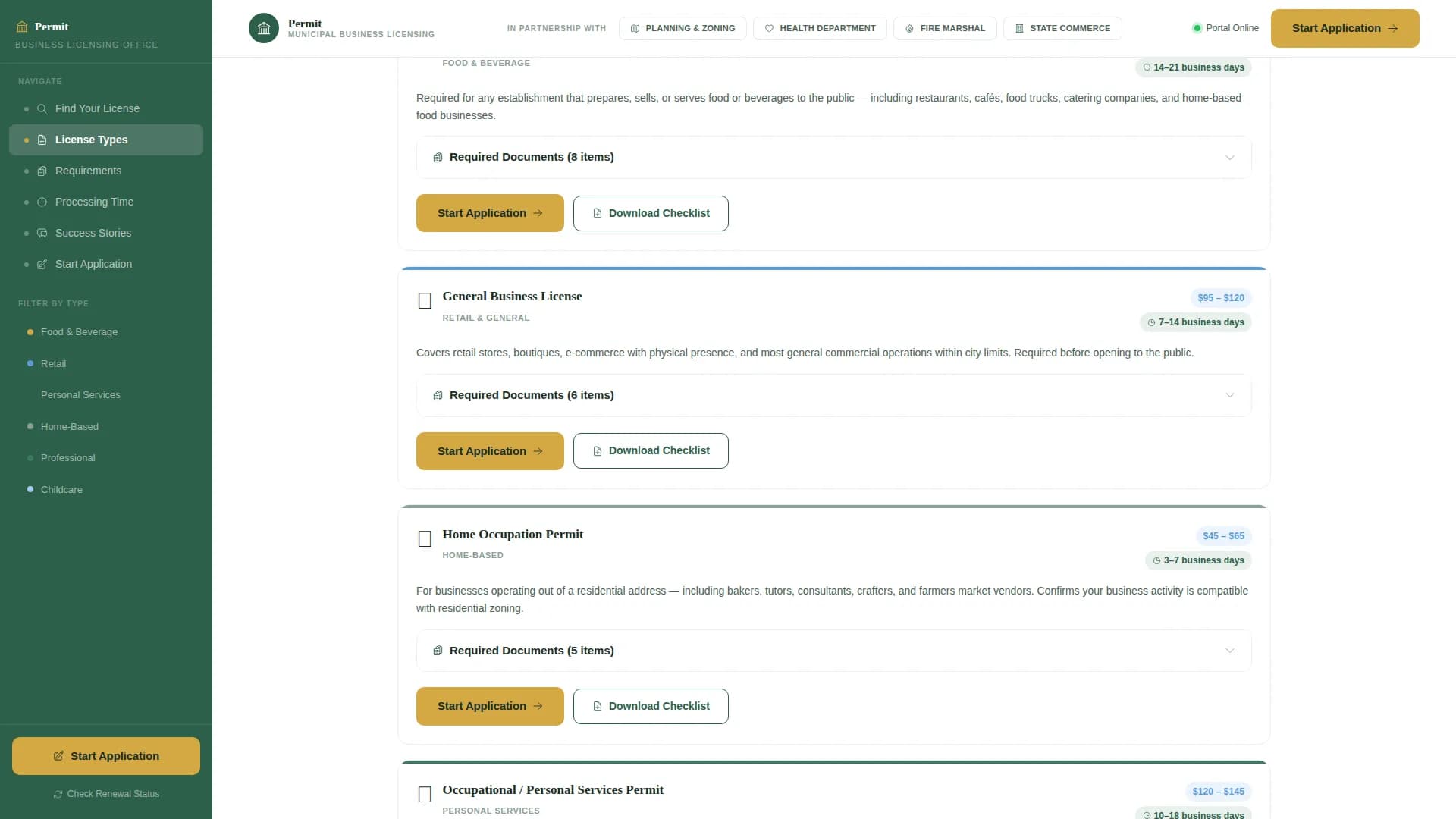 Advanced Regulatory & Licensing Professional Website Template