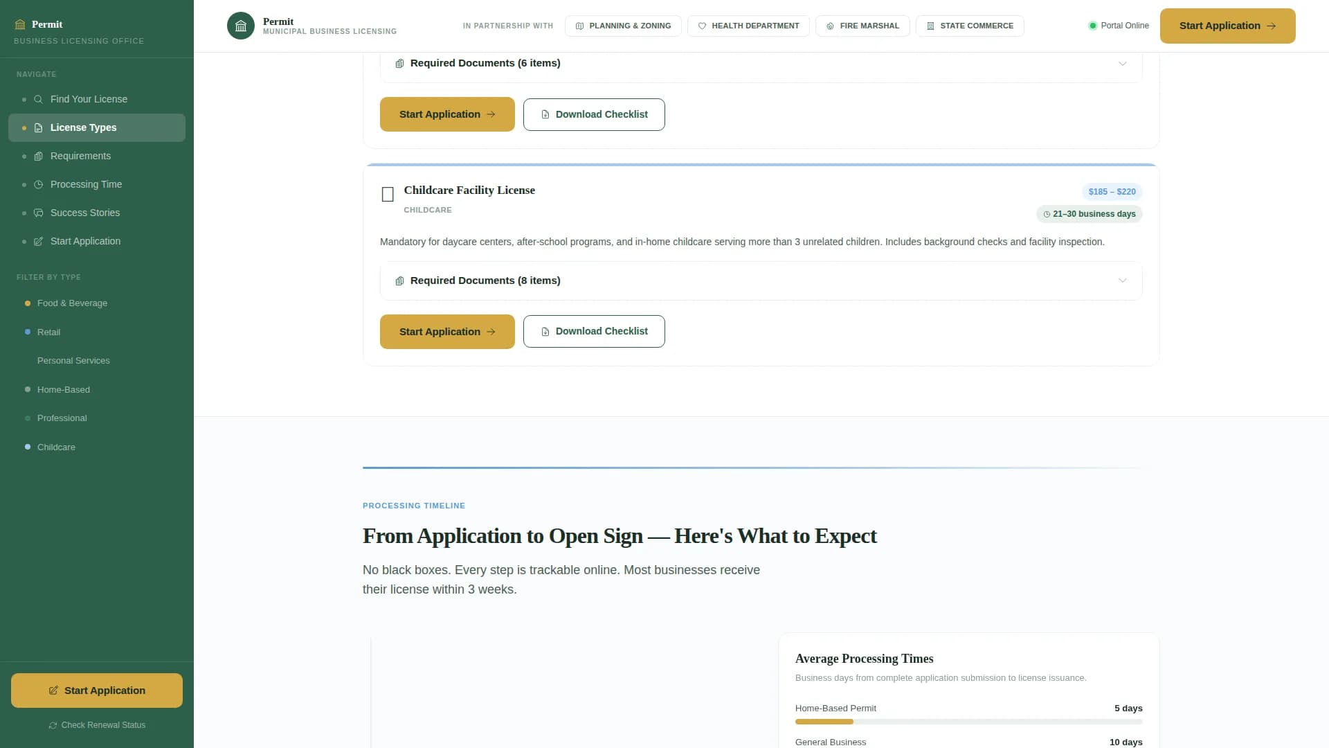 Advanced Regulatory & Licensing Professional Website Template