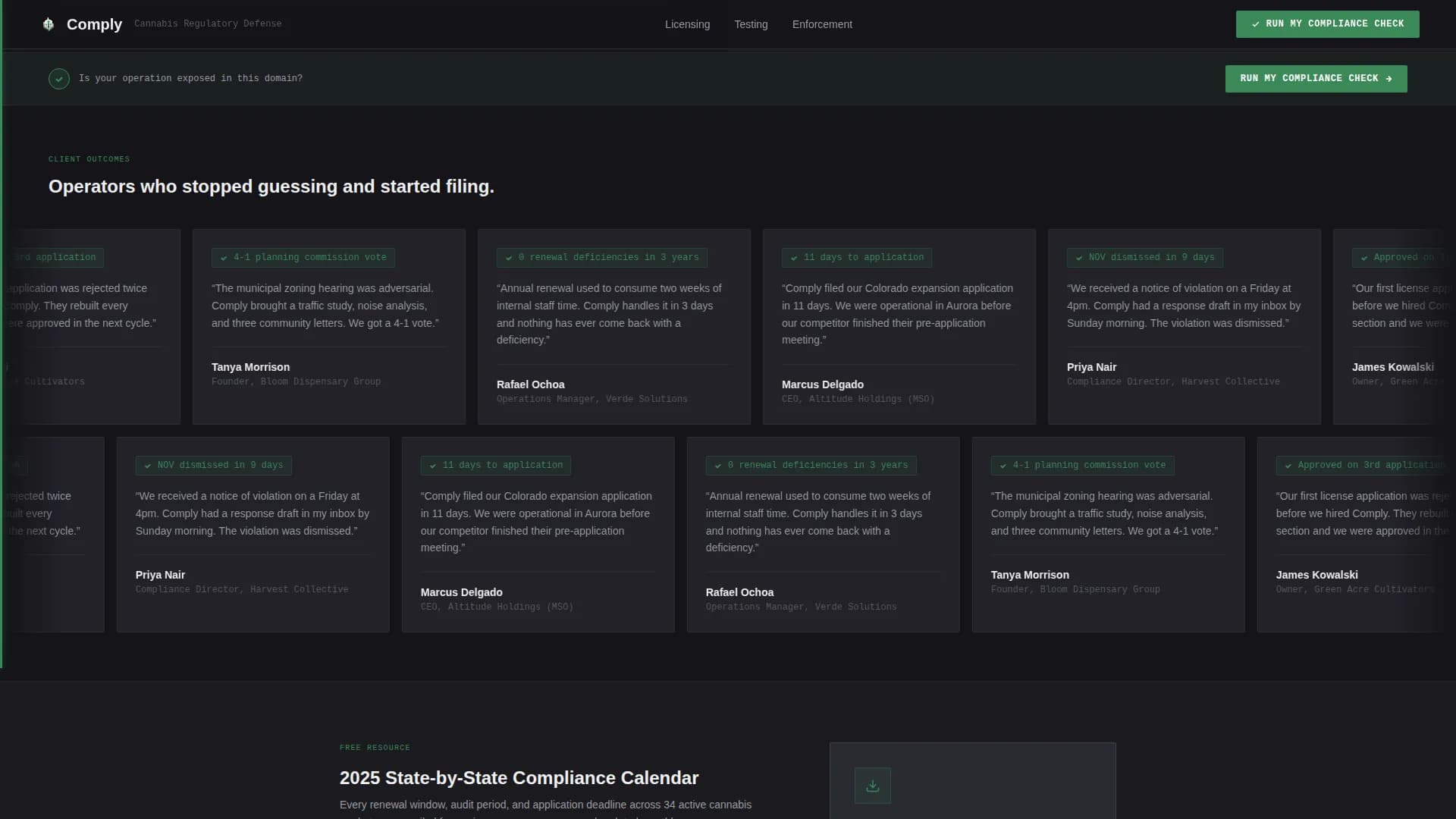 Specialist Regulatory & Licensing Privacy Policy & Terms Website Template