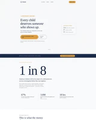Shield — Safeguard Child Welfare Landing Page Template