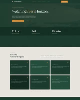 Expert Military & Defense Professional Website Template