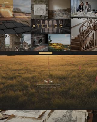 Craftsman Architecture Booking Website Template