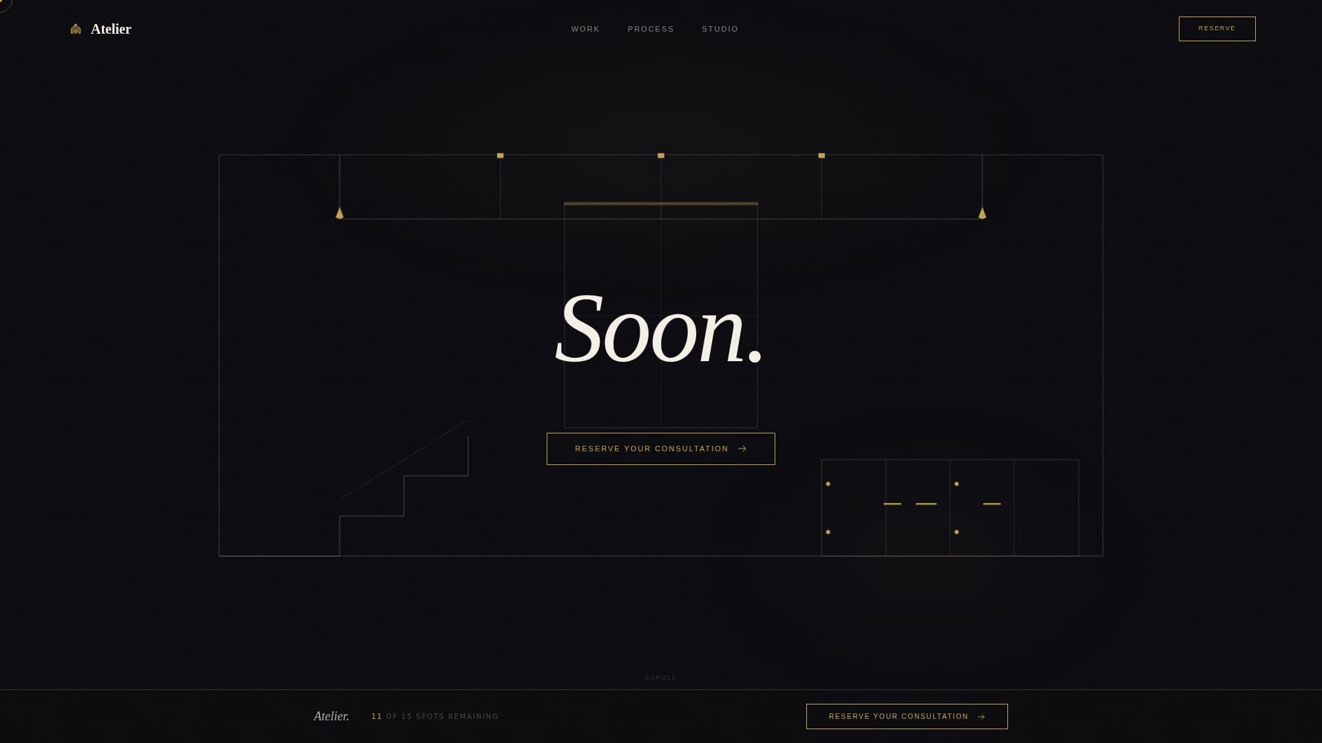 Craftsman Architecture Pre-Launch & Coming Soon Website Template
