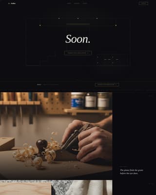 Craftsman Architecture Pre-Launch & Coming Soon Website Template