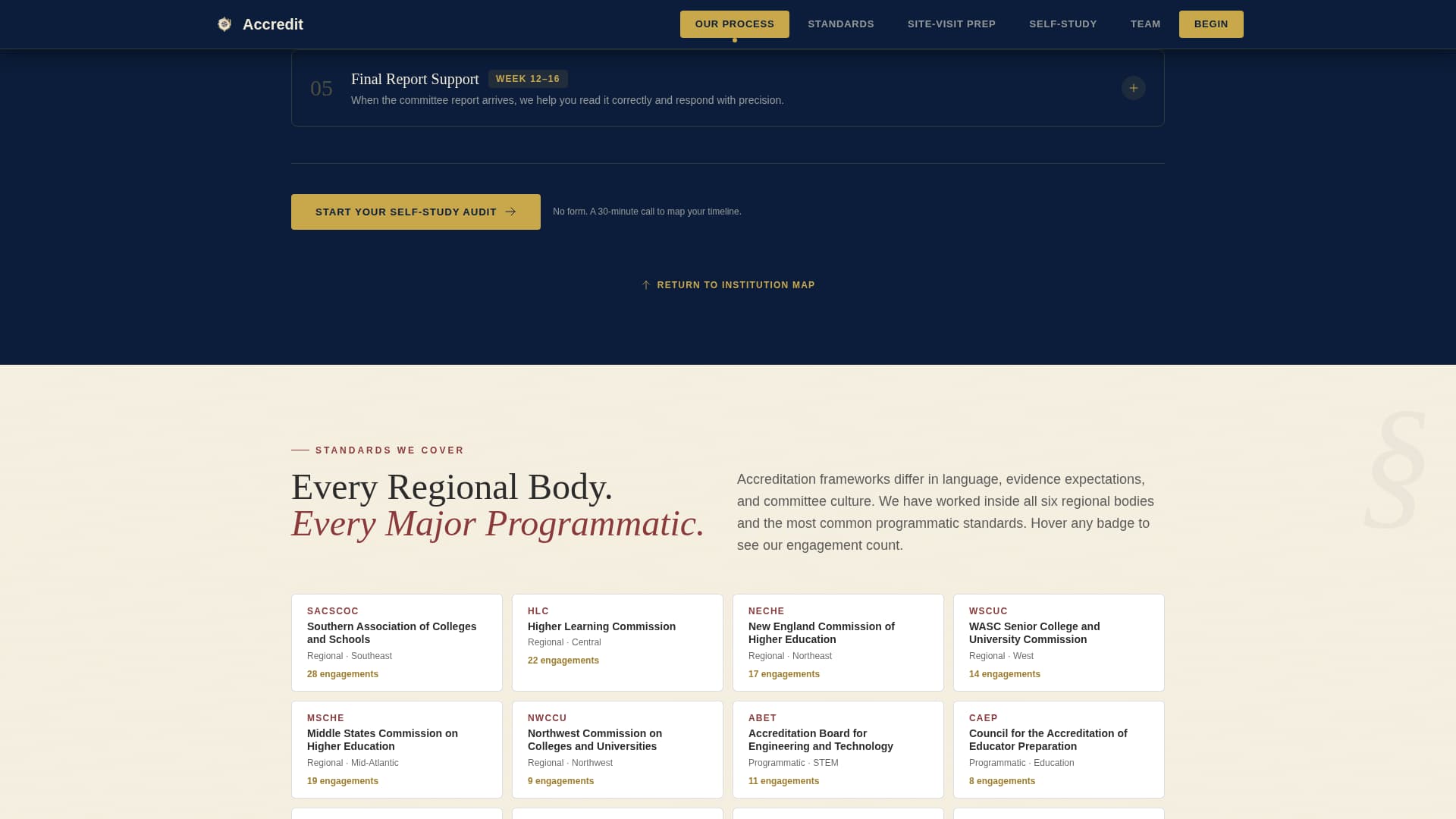 Education Department Booking Website Template