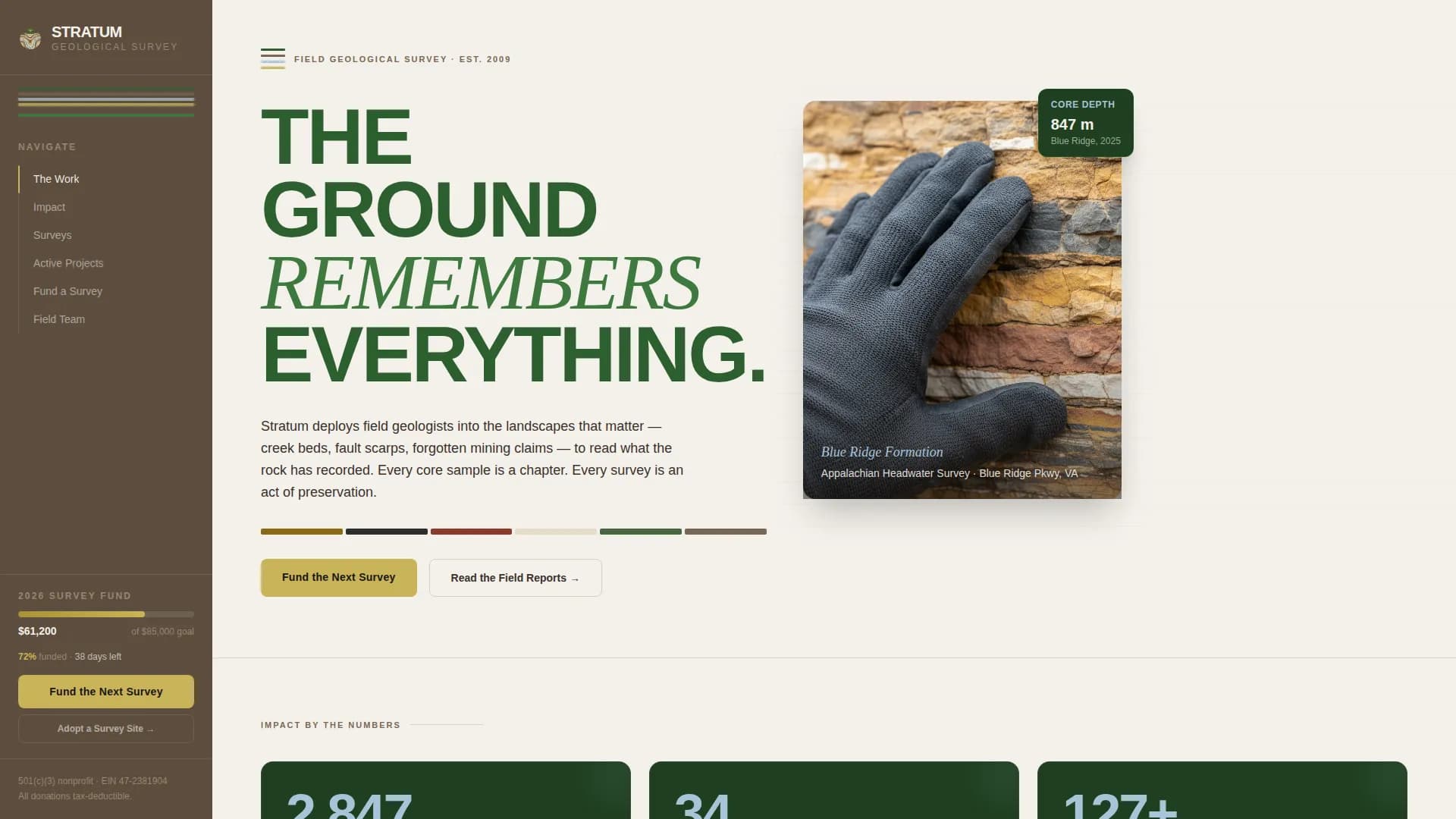 Land & Environmental Agency Professional Website Template