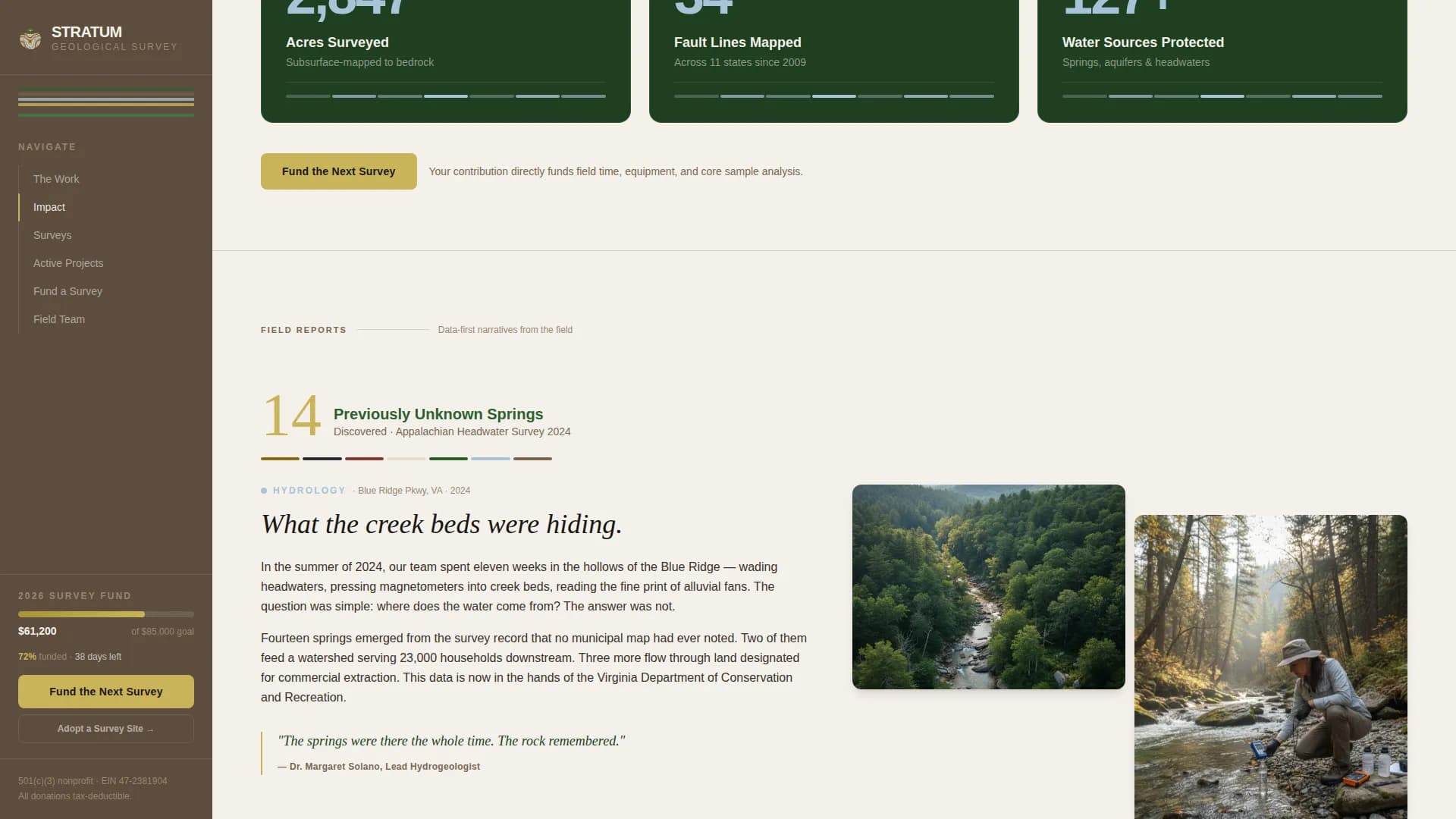 Land & Environmental Agency Professional Website Template