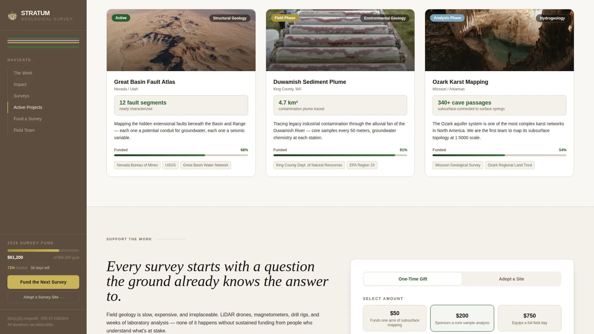 Land & Environmental Agency Professional Website Template
