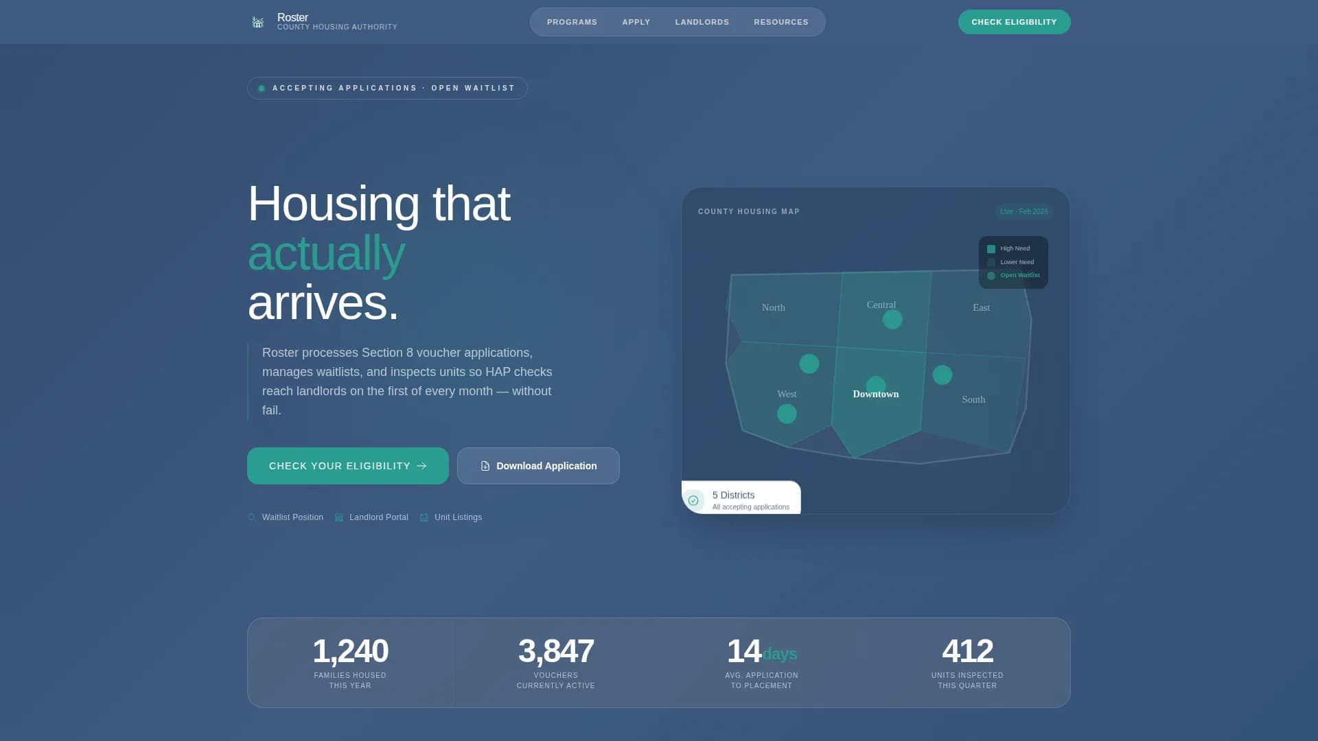 Housing Government Professional Website Template