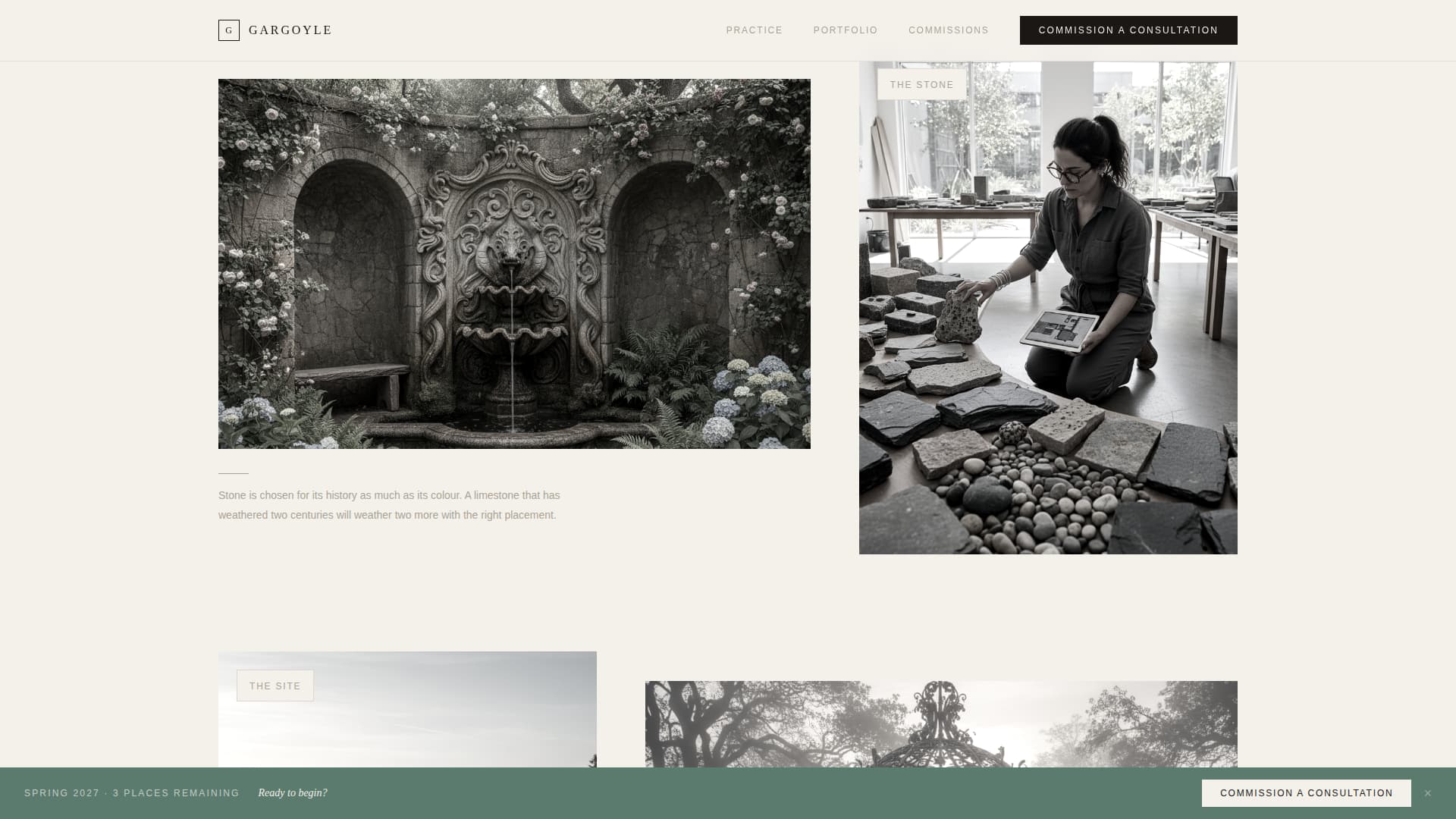 Gothic Revival Architecture Specialist Booking Website Template