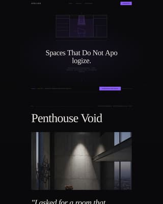 Interior Design Studio Professional Website Template