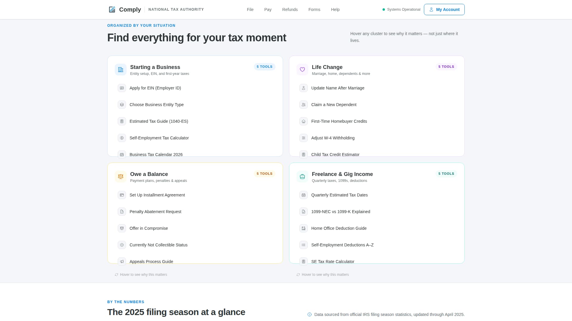 Revenue & Tax Authority Professional Website Template