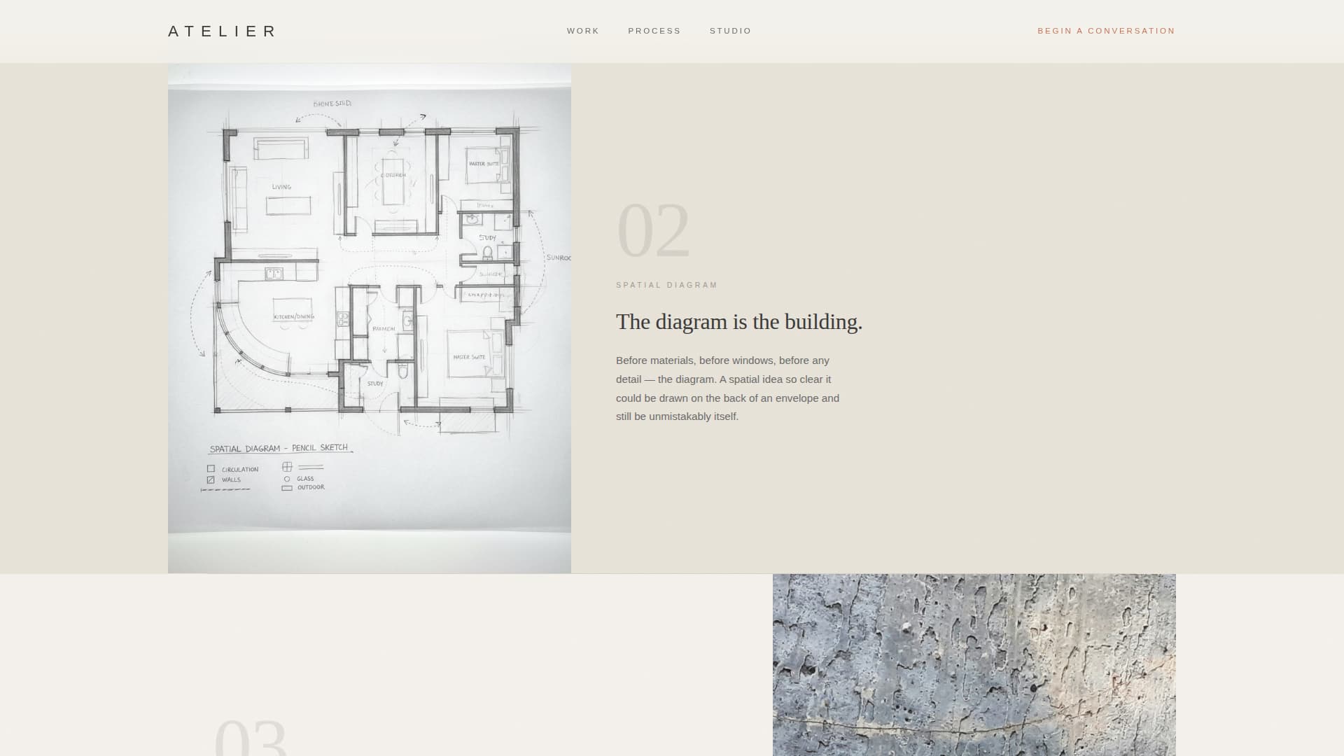 Minimalist Architecture Booking Website Template