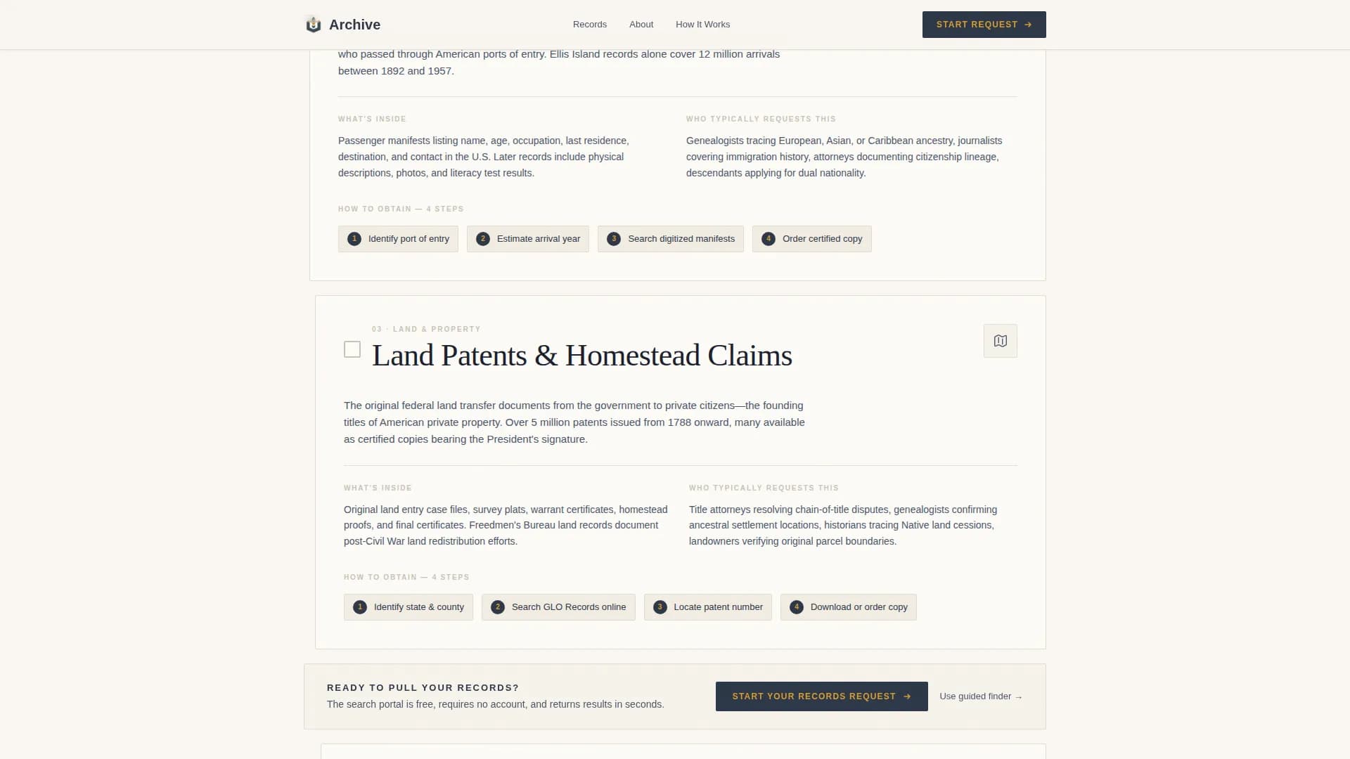 Public Records Government Professional Website Template