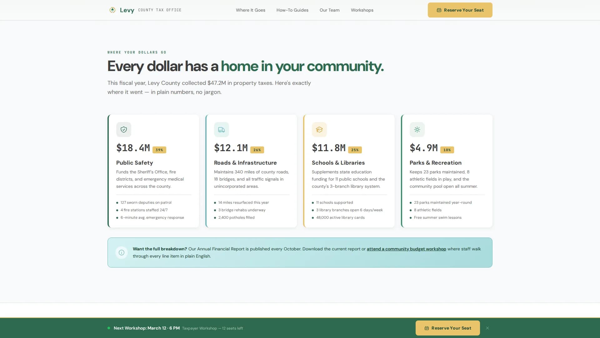 Expert Revenue & Tax Authority Professional Website Template