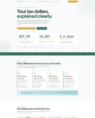 Expert Revenue & Tax Authority Professional Website Template