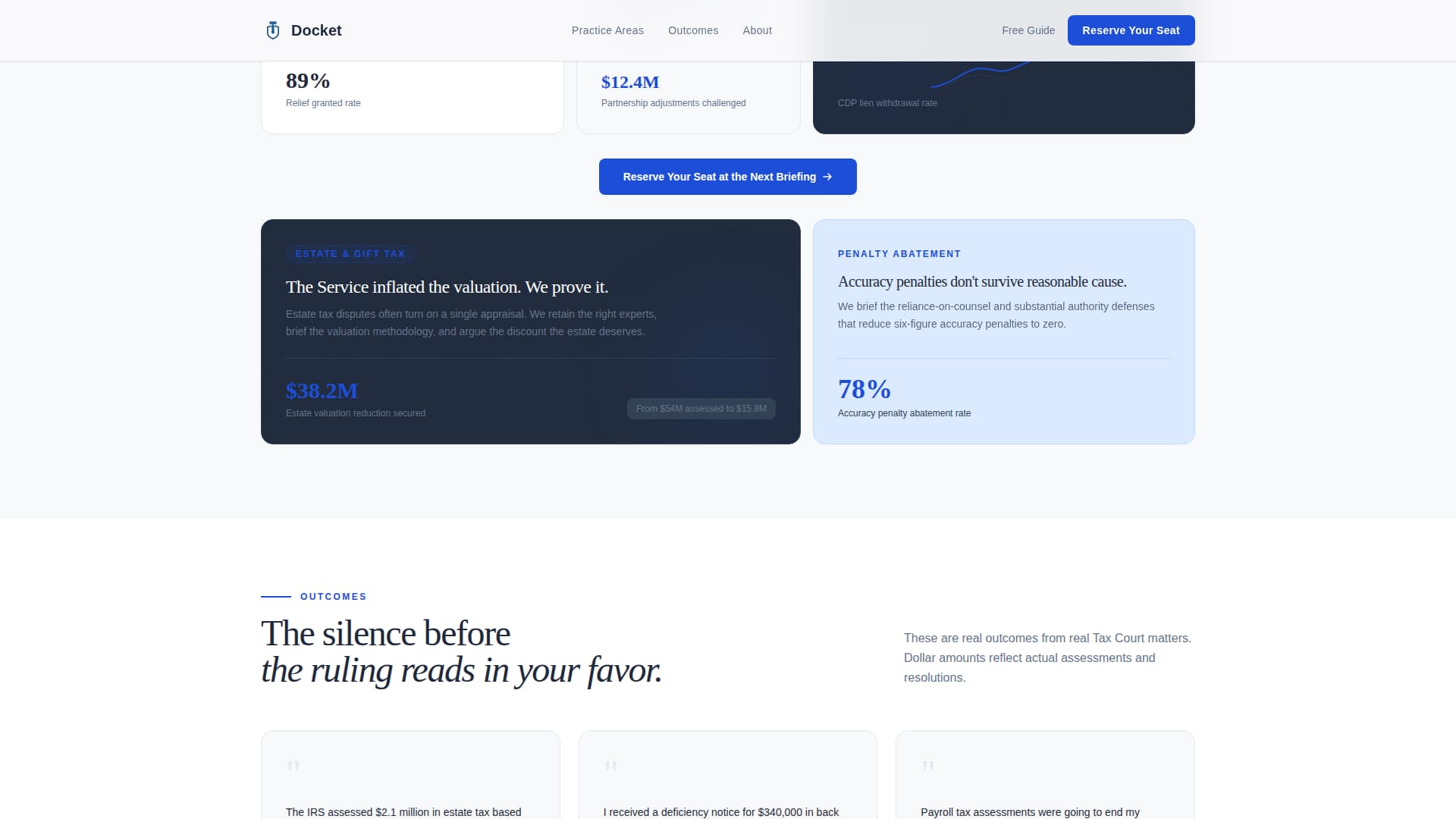 Judiciary & Legal Specialist Professional Website Template