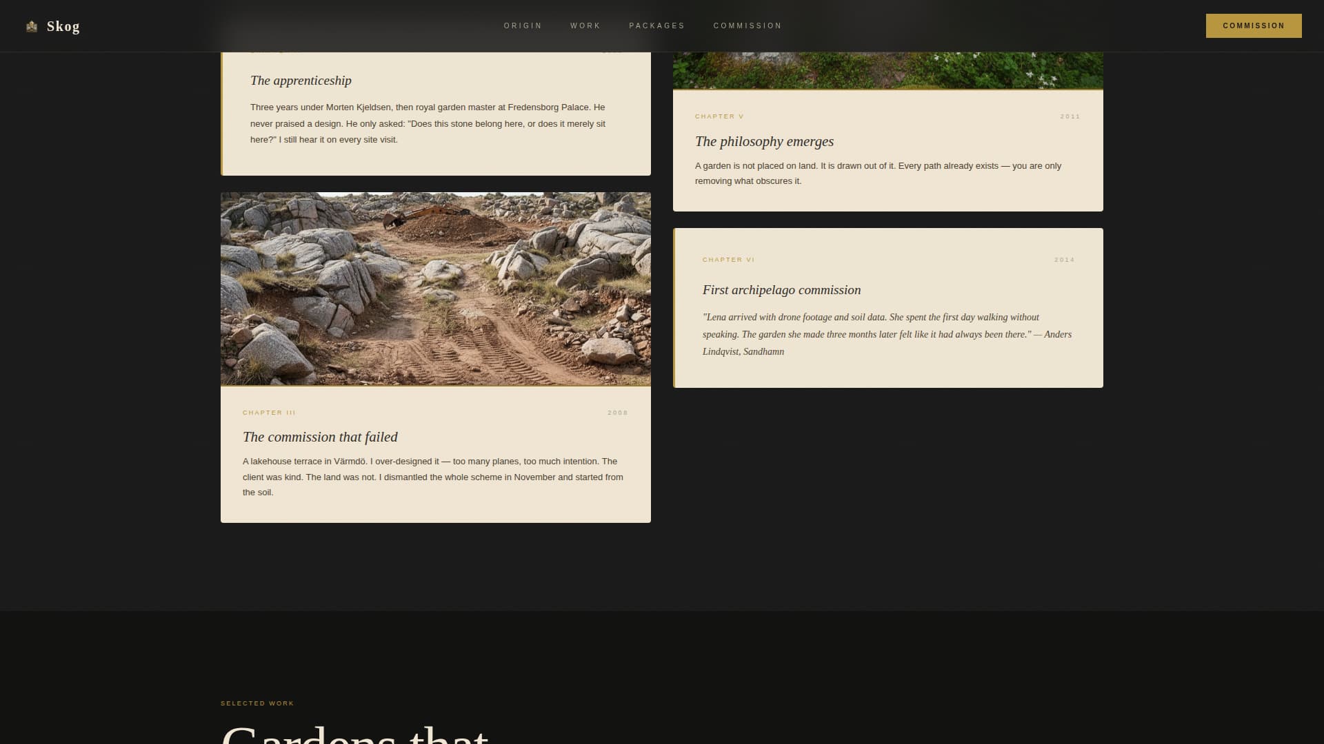 Scandinavian Architecture Pricing Website Template