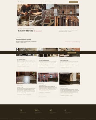 Victorian Architecture Booking Website Template
