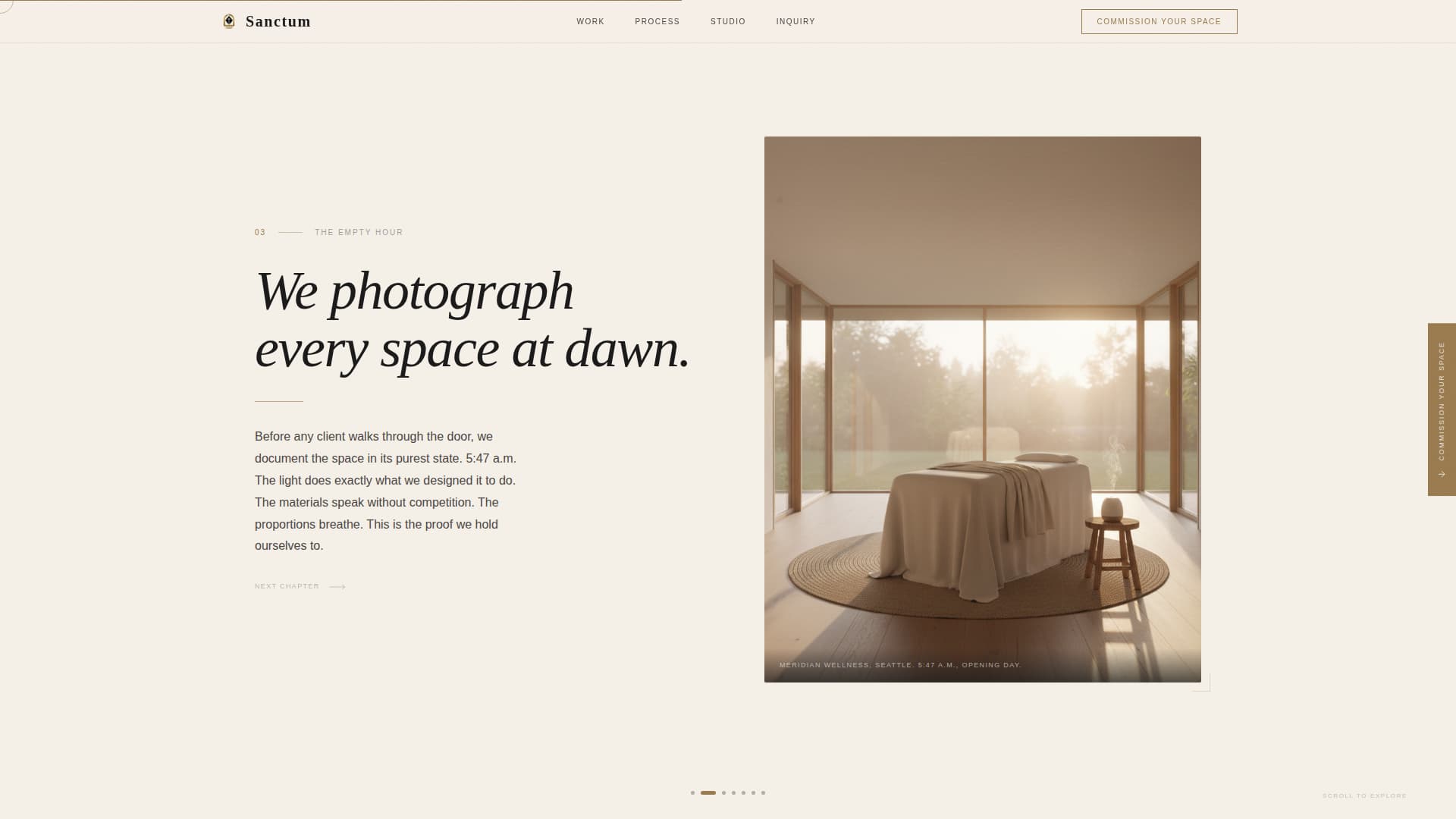 Sanctum - Healing Wellness Landing Page Template